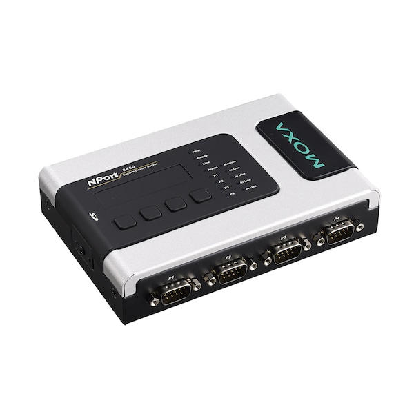 4Ports Rs-232/422/485 Secure Device Server, 12-48V, W/ Adapter